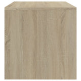 NNEVL TV Cabinet White and Sonoma Oak 120x40x40 cm Engineered Wood