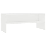 NNEVL TV Cabinet White 100x40x40 cm Chipboard