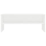 NNEVL TV Cabinet White 100x40x40 cm Chipboard