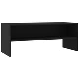 NNEVL TV Cabinet Black 100x40x40 cm Chipboard
