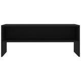 NNEVL TV Cabinet Black 100x40x40 cm Chipboard