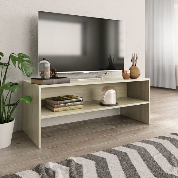 NNEVL TV Cabinet Sonoma Oak 100x40x40 cm Chipboard