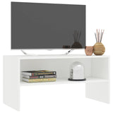 NNEVL TV Cabinet White 80x40x40 cm Chipboard