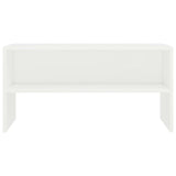 NNEVL TV Cabinet White 80x40x40 cm Chipboard
