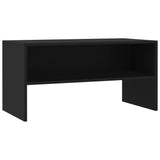 NNEVL TV Cabinet Black 80x40x40 cm Chipboard