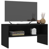NNEVL TV Cabinet Black 80x40x40 cm Chipboard