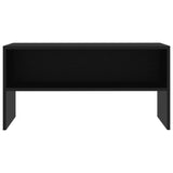 NNEVL TV Cabinet Black 80x40x40 cm Chipboard