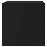 NNEVL TV Cabinet Black 80x40x40 cm Chipboard