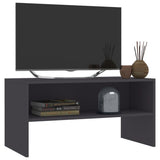 NNEVL TV Cabinet Grey 80x40x40 cm Engineered Wood