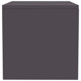 NNEVL Bedside Cabinets 2 pcs Grey 40x30x30 cm Chipboard