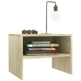 NNEVL Bedside Cabinets 2 pcs Sonoma Oak 40x30x30 cm Chipboard