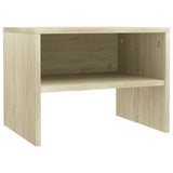 NNEVL Bedside Cabinets 2 pcs Sonoma Oak 40x30x30 cm Chipboard