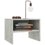 NNEVL Bedside Cabinets 2 pcs Concrete Grey 40x30x30 cm Chipboard
