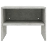 NNEVL Bedside Cabinets 2 pcs Concrete Grey 40x30x30 cm Chipboard