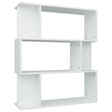 NNEVL Book Cabinet/Room Divider White 80x24x96 cm Chipboard
