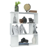 NNEVL Book Cabinet/Room Divider White 80x24x96 cm Chipboard