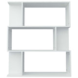 NNEVL Book Cabinet/Room Divider White 80x24x96 cm Chipboard
