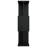 NNEVL Book Cabinet/Room Divider Black 80x24x96 cm Chipboard