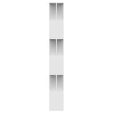 NNEVL Book Cabinet/Room Divider White 80x24x192 cm Engineered Wood