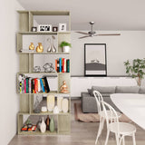 NNEVL Book Cabinet/Room Divider Sonoma Oak 80x24x192 cm Chipboard