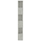 NNEVL Book Cabinet/Room Divider Concrete Grey 80x24x192 cm Chipboard