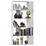 NNEVL Book Cabinet/Room Divider White 80x24x159 cm Chipboard