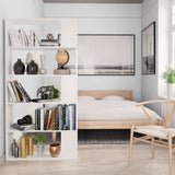 NNEVL Book Cabinet/Room Divider White 80x24x159 cm Chipboard