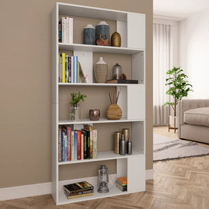 NNEVL Book Cabinet/Room Divider White 80x24x159 cm Chipboard