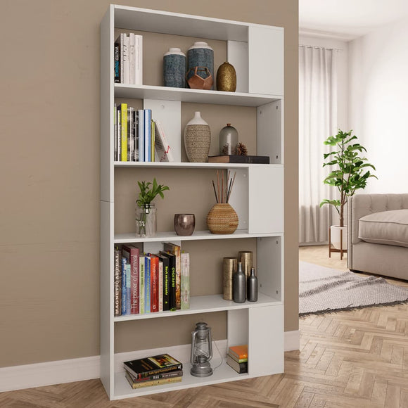 NNEVL Book Cabinet/Room Divider White 80x24x159 cm Chipboard