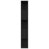 NNEVL Book Cabinet/Room Divider Black 80x24x159 cm Chipboard