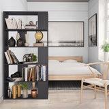 NNEVL Book Cabinet/Room Divider Grey 80x24x159 cm Chipboard