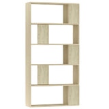 NNEVL Book Cabinet/Room Divider Sonoma Oak 80x24x159 cm Chipboard