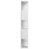 NNEVL Book Cabinet/Room Divider High Gloss White 80x24x159cm Chipboard