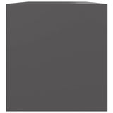NNEVL Vinyl Storage Box Grey 71x34x36 cm Engineered Wood