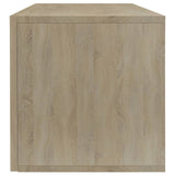 NNEVL Vinyl Storage Box Sonoma Oak 71x34x36 cm Chipboard
