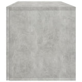 NNEVL Vinyl Storage Box Concrete Grey 71x34x36 cm Chipboard