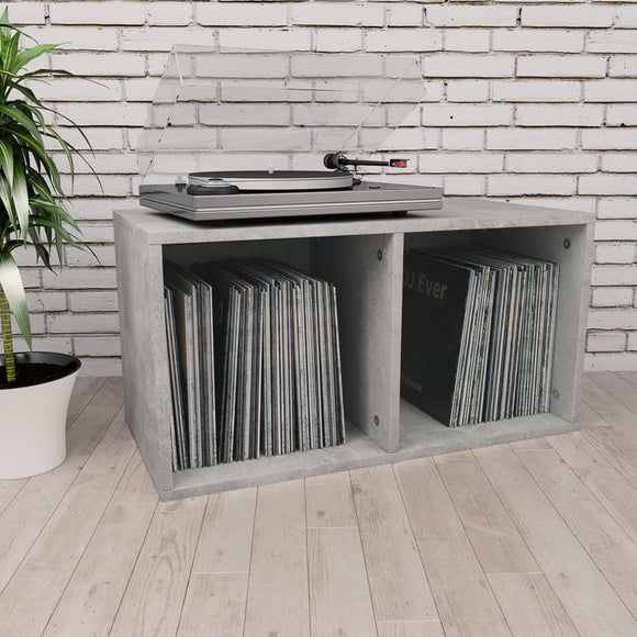 NNEVL Vinyl Storage Box Concrete Grey 71x34x36 cm Chipboard