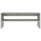 NNEVL Coffee Table Concrete Grey 100x40x40 cm Chipboard