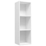 NNEVL Book Cabinet/TV Cabinet White 36x30x114 cm Chipboard