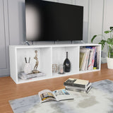 NNEVL Book Cabinet/TV Cabinet White 36x30x114 cm Chipboard