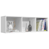 NNEVL Book Cabinet/TV Cabinet White 36x30x114 cm Chipboard