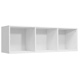 NNEVL Book Cabinet/TV Cabinet White 36x30x114 cm Chipboard