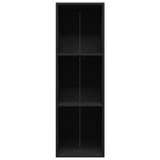 NNEVL Book Cabinet/TV Cabinet Black 36x30x114 cm Chipboard