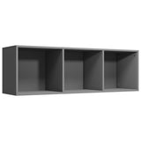 NNEVL Book Cabinet/TV Cabinet Grey 36x30x114 cm Chipboard