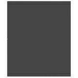 NNEVL Book Cabinet/TV Cabinet Grey 36x30x114 cm Chipboard