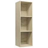 NNEVL Book Cabinet/TV Cabinet Sonoma Oak 36x30x114 cm Chipboard