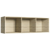 NNEVL Book Cabinet/TV Cabinet Sonoma Oak 36x30x114 cm Chipboard