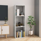NNEVL Book Cabinet/TV Cabinet Concrete Grey 36x30x114 cm Engineered Wood