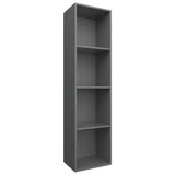 NNEVL Book Cabinet/TV Cabinet Grey 36x30x143 cm Chipboard