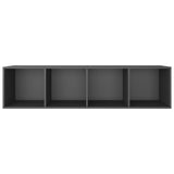 NNEVL Book Cabinet/TV Cabinet Grey 36x30x143 cm Chipboard